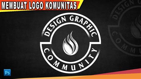 tutorial membuat logo komunitas